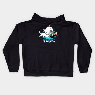 Ramen Japanese Noodles Soup Kawaii Cat Kids Hoodie